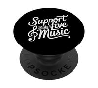 Supporto Musica dal vivo Banda locale Musica locale Supporto Musica dal vivo PopSockets PopGrip Adesivo