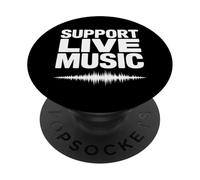 Supporto Musica dal vivo Banda locale Musica locale Supporto Musica dal vivo PopSockets PopGrip Adesivo