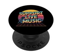 Supporto Musica dal vivo Banda locale Musica locale Supporto Musica dal vivo PopSockets PopGrip Adesivo