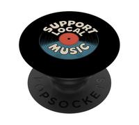 Supporto Musica Locale Band Musica dal vivo Supporto Musica Locale PopSockets PopGrip Adesivo