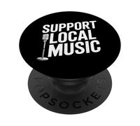 Supporto Musica Locale Band Musica dal vivo Supporto Musica Locale PopSockets PopGrip Adesivo