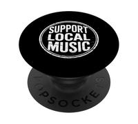 Supporto Musica Locale Band Musica dal vivo Supporto Musica Locale PopSockets PopGrip Adesivo