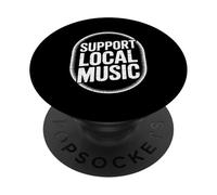 Supporto Musica Locale Band Musica dal vivo Supporto Musica Locale PopSockets PopGrip Adesivo