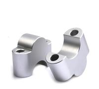 Supporto Navigatore Moto Moto Borsa Laterale Telefono Supporto Navigazione Blocco Sicurezza Riser Manubrio Copricuscino Per Loncin Per VOGE 300 RALLY GY Staffa Navigazione GPS(Silver (B Riser))