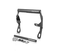 Supporto Navigatore Supporto Per Navigatore GPS Per Moto Per Yamaha NMAX 155 125 NMAX155 Tech MAX 2025- Per Smartphone Con Per Dispositivo(NERO 1)