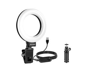 SUPPORTO NEEWER BR60 anello luminoso da 5 pollici con morsetto e mini treppiede