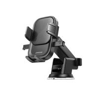Supporto nero per cellulare da cruscotto per auto