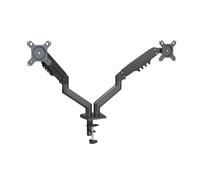 NILOX SUPPORTO MONITOR 2 BRACCI TOP NERO NXDMA02B