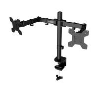 NILOX SUPPORTO MONITOR 2 BRACCI NERO NXDMA01B