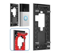 Supporto No-Drill compatibile con anello Battery Doorbell (2020) - Montaggio a vite e colla 2 in 1, piastra di installazione VHB 3M & cuscinetto adesivo, resistente alle intemperie, adatto al noleggio
