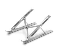 Supporto notebook Hama Aluminium pieghevole 6 livelli 15.6" argento