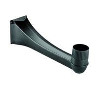 Supporto Novalux per montaggio a parete o su palo 60mm nero A590NE