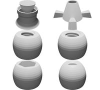 Supporto Nozzle Ugello per Microscopio USB 38.4mm Analisi Stampante 3D Tool