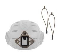 Supporto NVG per Casco Tattico, Con Protezione Elastica Modulare e Base per Supporto per Telecamera Sportiva per Casco Wendy 3.0(Brown)