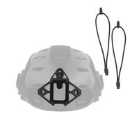 Supporto NVG per Casco Tattico, Con Protezione Elastica Modulare e Base per Supporto per Telecamera Sportiva per Casco Wendy 3.0(Black)