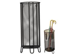 Supporto ombrello in metallo stand ombrello per cesto d'ingresso con vassoio gond & 3 ganci a portata di recepimento con stick da 5-6 bastoncini da passeggio da 5-6 bastoncini da 7-