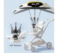 Supporto ombrello multifunzionale regolabile a 360°, adatto come accessorio per passeggini quando si esce. Questo è un supporto a molletta adatto per sedie a rotelle, deambulatori, biciclette e sedie