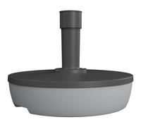Supporto Ombrellone EDA Rotondo Anthrazit 20/32kg Riempibile Ruote Acqua Sabbia