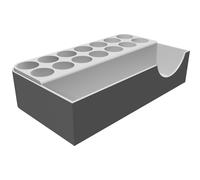 Supporto Organizer Batterie per Caricatore Panasonic Eneloop BQ-CC55 AA AAA 3D