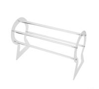 Supporto organizer in acrilico per fasce e elastici per capelli per mantenere gli accessori visibili e organizzati in un unico spazio conveniente