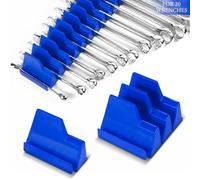 Supporto Organizer Magnetico per Chiavi Inglesi, Adatto per 20 Chiavi, Staffa della Chiave Inglese Organizer Porta, Rack Modulare per Chiavi Inglesi, Chiavi Inglesi Porta Utensili da Lavoro