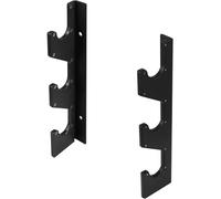 Supporto orizzontale a parete per bilancieri con strato protettivo in plastica