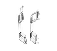 Supporto orizzontale console per PS5 Slim Disc & Digital, staffa di posizionamento orizzontale Supporto Stand Base Mount Accessori per console per PS5 Slim (Trasparente)