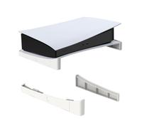 Supporto orizzontale per dischi di gioco da 2 pezzi/set per console PS 5 versione DE/UHD (bianco)