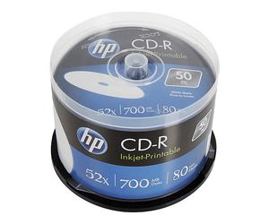 SUPPORTO OTTICO REGISTRABILE HP CDR, 700 MB