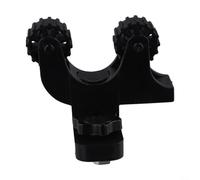 Supporto Pagaia per kayak Installazione Viti Supporto Pagaia | Gomma morbida anti-graffio, per silenzio totale, ideale pesca, binario standard, nero resistente