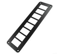 Supporto Pannello Rocker Switch 8 Vie Supporto Pannello Rocker | Alluminio lega per premium, finitura nera opaca, resistenza , uso marino e off-road