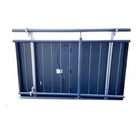 Supporto pannello solare ringhiera balcone 35 mm altezza telaio