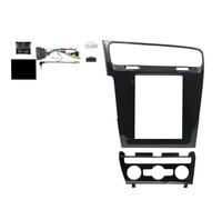 Supporto Pannello Stereo 9,7 Pollici Android GPS Stereo Player 2DIN Unità Principale Verticale Autoradio Fasce Dash Frame Panel Per VW Per GOLF 7 2014-2018 RESPUNEKBAH(Frame cable canbus)
