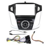 Supporto Pannello Stereo Adattatore Per Cornice Autoradio 2din Canbus Box Cable Per Ford Per Focus 3 2012-2017 DVD CD Stereo Player Panel Kit Montaggio Su Cruscotto RESPUNEKBAH(Frame-Cable A)