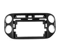 Supporto Pannello Stereo Adattatore Per Montaggio Audio Solo Per Cornice DVD Per Auto 2DIN Pannello Cruscotto Da 9 Pollici Per VW Per Tiguan 2010-2017 Doppio Lettore Radio RESPUNEKBAH(Black)