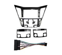 Supporto Pannello Stereo Kit Pannello Di Montaggio Per Cruscotto Autoradio Android Da 9 Pollici Per Hyundai Per Sonata 8 2011-2015 RESPUNEKBAH(Full Set)