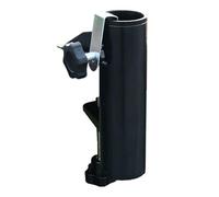 Supporto parasolino, base in ferro resistente alla ruggine, supporto regolabile per ombrelloni esterni, supporto stabile con design adatto per l'uso in spiaggia, angoli del balcone, cortile, ombra