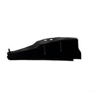 Supporto Paraurti Frontale Nero alla Ruggine 17cm Supporto Paraurti | Rivestimento anti-ruggine, adatto a climi umidi, mantiene estetica, 17x9.5x5.5cm, nero opaco(Right)