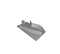 Supporto Parete per Forbici Fiskars CD0413 Attrezzi Giardino Stampato