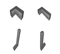 Supporto Parete per iPad iPhone Doppio Dispositivo Ricarica Stampato 3D