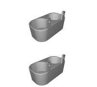 Supporto Parete per Lacca Spray Bagno Organizer Portaoggetti Stampato 3D