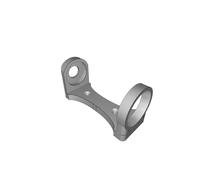 Supporto Parete per Nebo Iprotec 400 Torcia LED Staffa Montaggio a Muro 3D