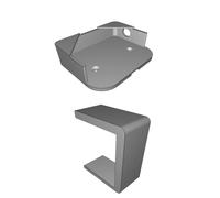 Supporto Parete per Switch D-Link GO-SW-5G Staffa Montaggio Rete Stampato