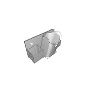 Supporto Parete per Termometro Braun Thermoscan 7 IRT6520 con Box Filtri