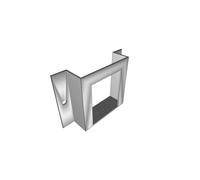 Supporto Parete per Xiaomi Mi Temperatura UmiditÃ Monitor 2 Staffa 3D Kit