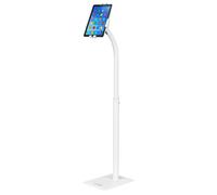 Manhattan Supporto da pavimento antifurto per tablet e iPad 7,9-11'' Rotazione 360° Bianco