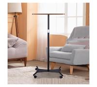 Supporto Pavimento For Laptop,Banco Da Lavoro Mobile In Acciaio,Supporto For Computer Retrattile E Regolabile,For Ufficio Domestico O Esterno,Con Ruote(White)