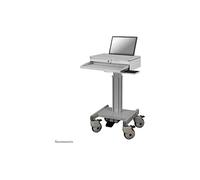 Supporto PC NEOMOUNTS Carrello Porta Laptop Medico Regolabile con Ruote 22" MED-M100