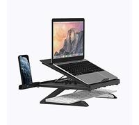 Supporto PC Portatile Supporto per Laptop Angolazione Regolabile Porta Notebook Pieghevole Supporto per MacBook Air/PRO, dell, XPS, HP, Lenovo And Other 10”-17” Laptops (nero)