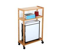 Supporto PC Regolabile A 3 Livelli, Supporto Tower For Computer Con Ruote Bloccabili A 360°, Carico Massimo 110 Libbre, Carrello CPU For Moquette E Sotto La Scrivania(Color2)